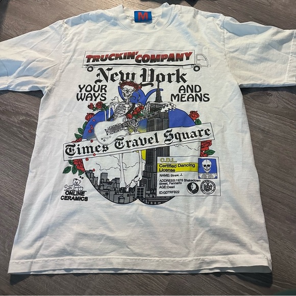 Online Ceramics + Dead & Co Men's 2022 Summer Tour Tee - Picture 1 of 4